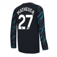 Camisa de time de futebol Manchester City Matheus Nunes #27 Replicas 3º Equipamento 2023-24 Manga Comprida